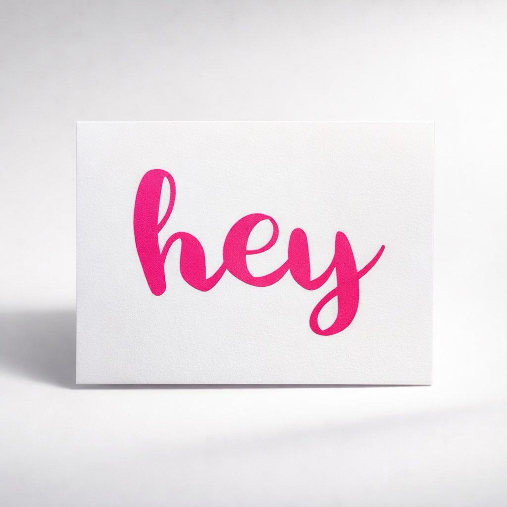 Karte "hey"