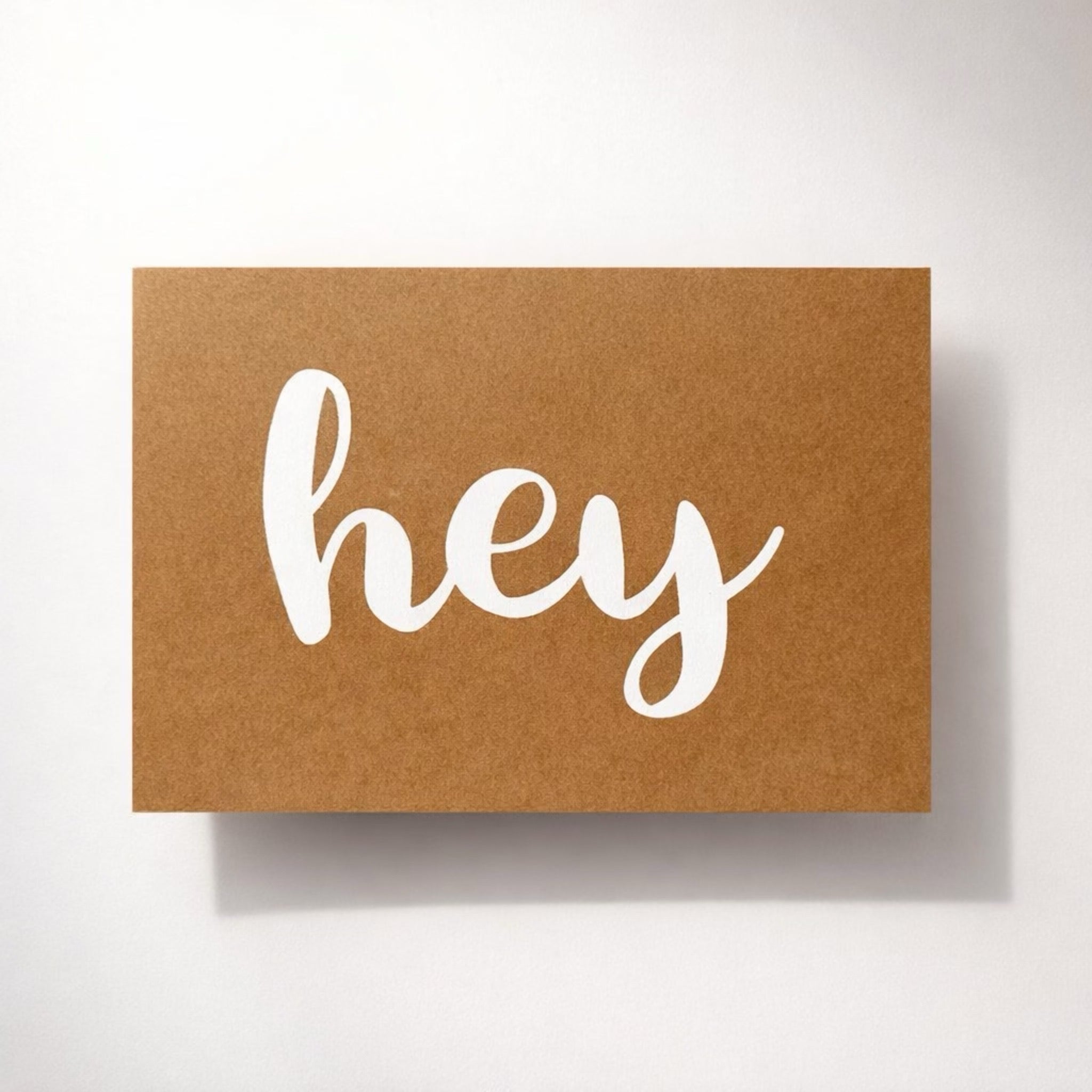 Karte "hey"