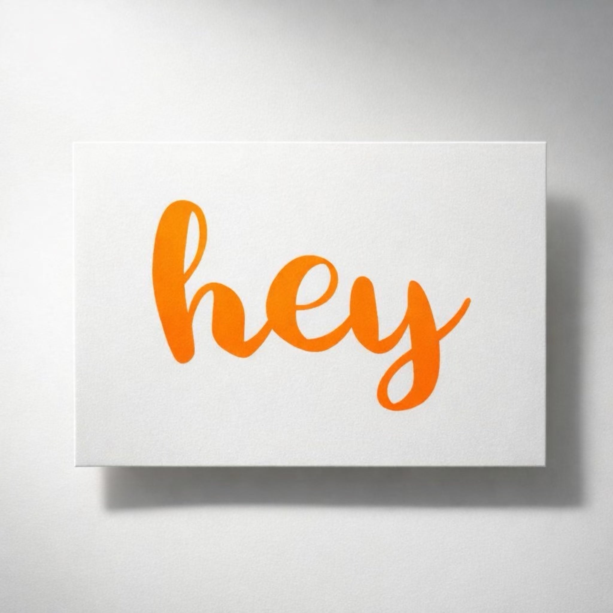 Karte "hey"