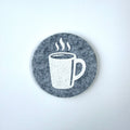 Filzuntersetzer "Kaffeebecher"