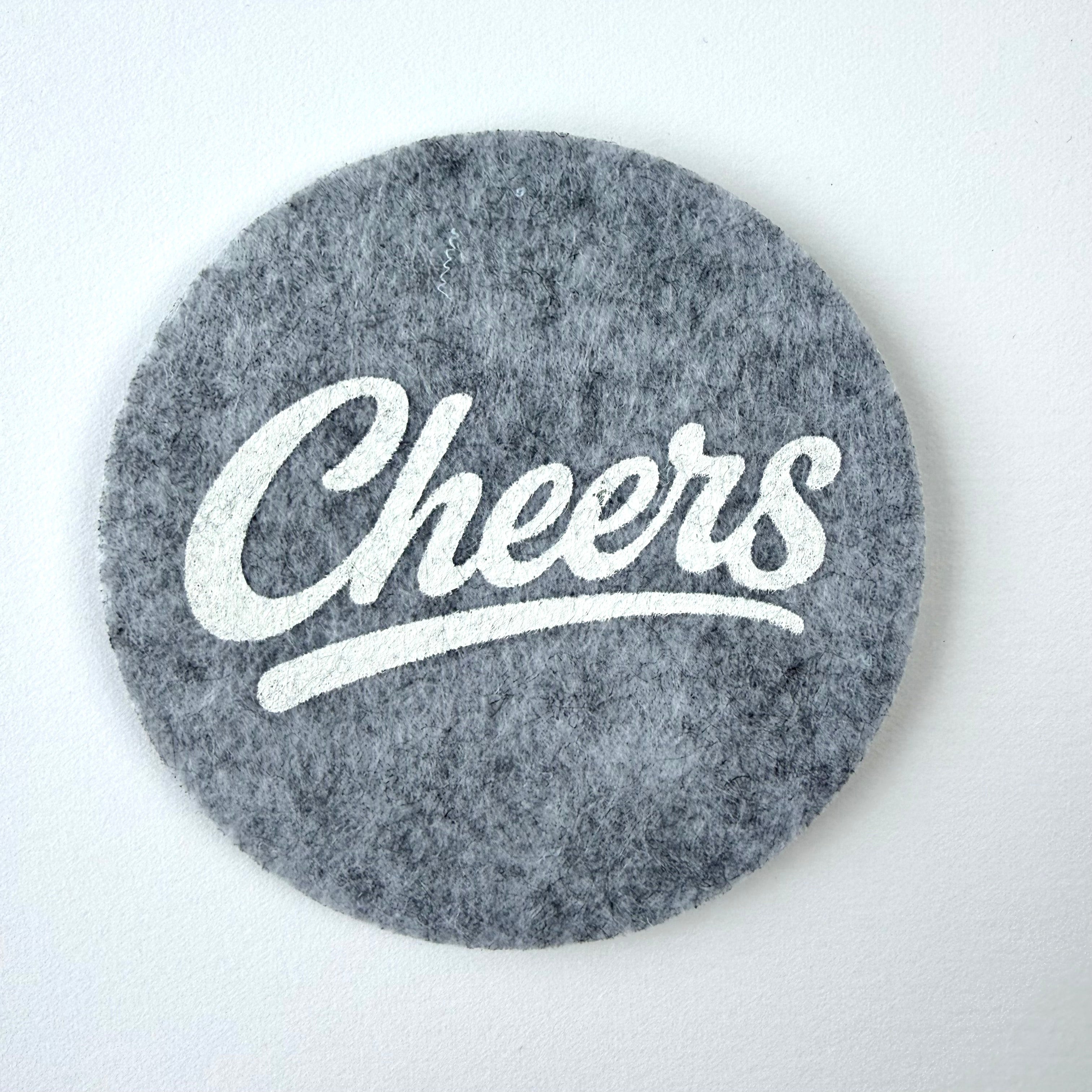 Filzuntersetzer "Cheers!