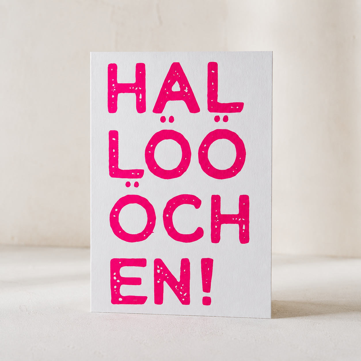 Karte "Hallöööchen"