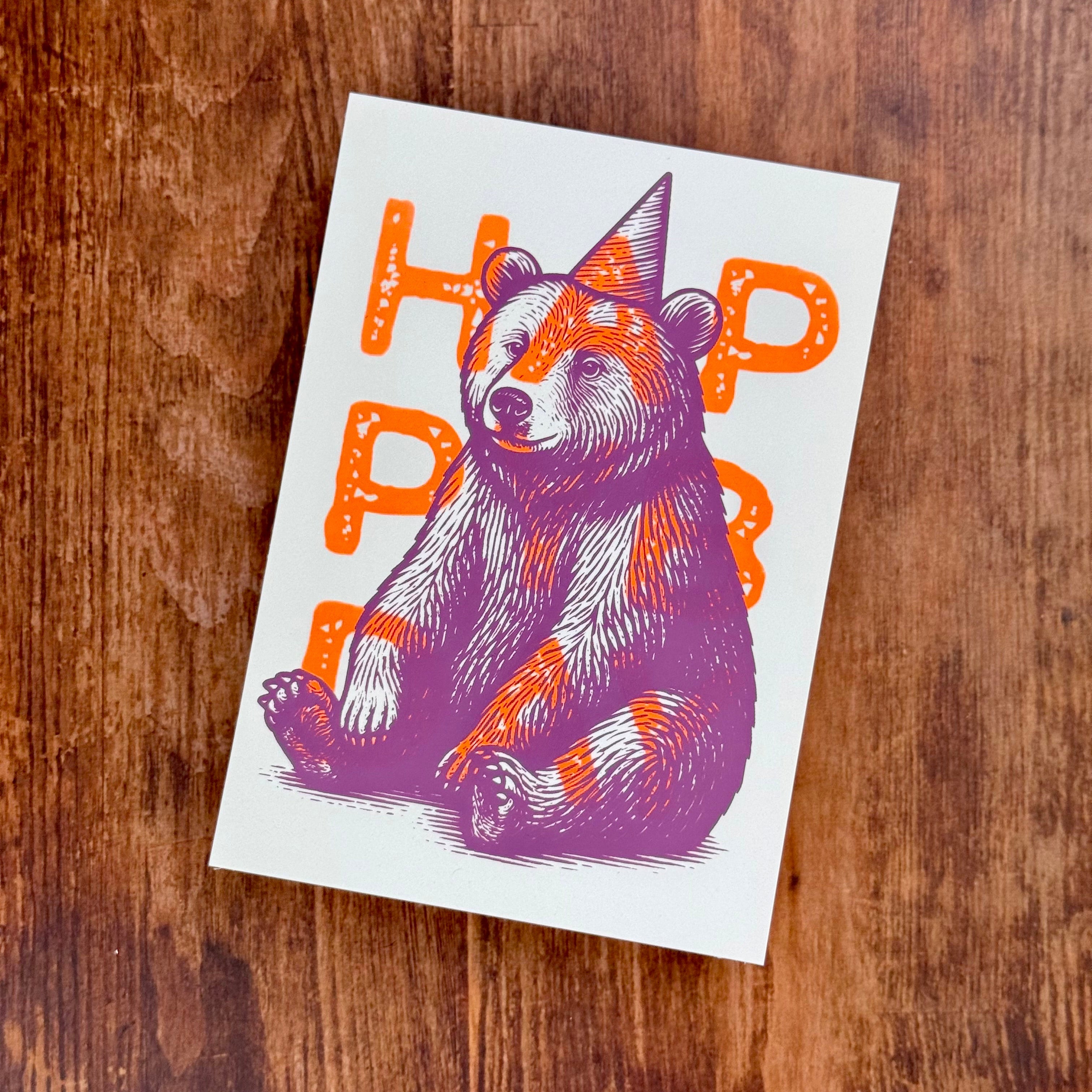 Karte "Partybär"