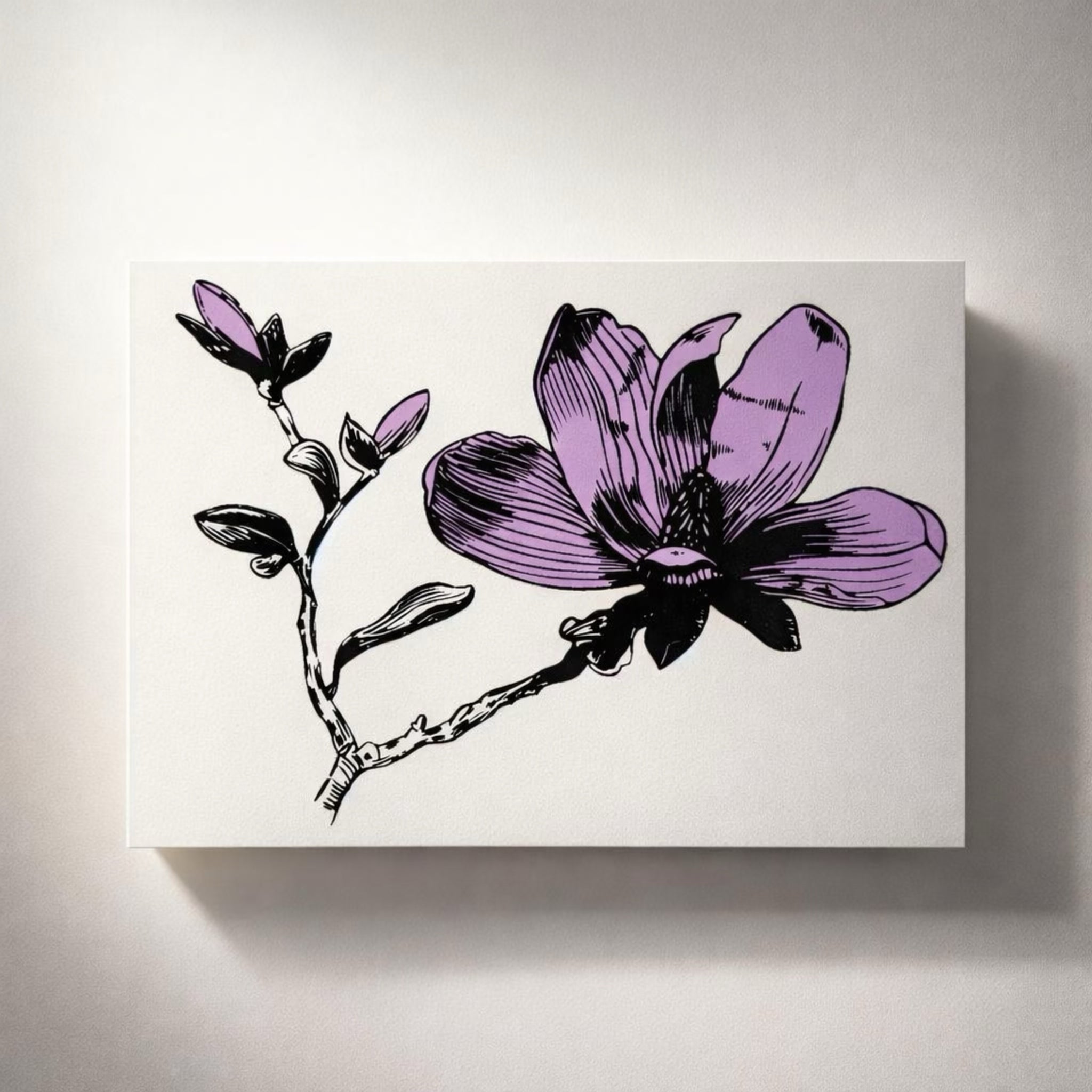 Karte "Magnolienzweig"