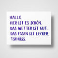 Karte "Urlaubsgruß"